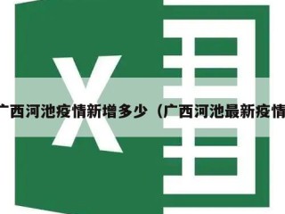 广西河池疫情新增多少（广西河池最新疫情）